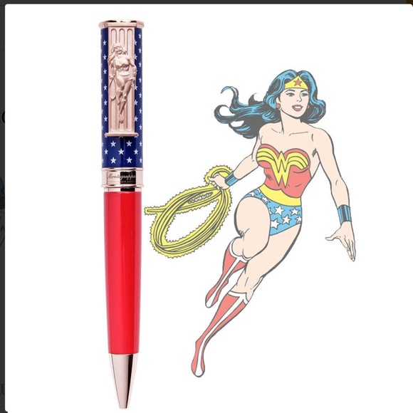 ✍️MONTEGRAPPA PEN  Limited Edition DC Comics WONDER WOMAN - Picture 1 of 13